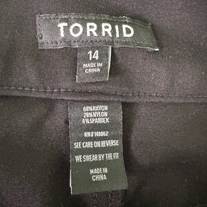 Torrid Classic Black Stretch Shorts